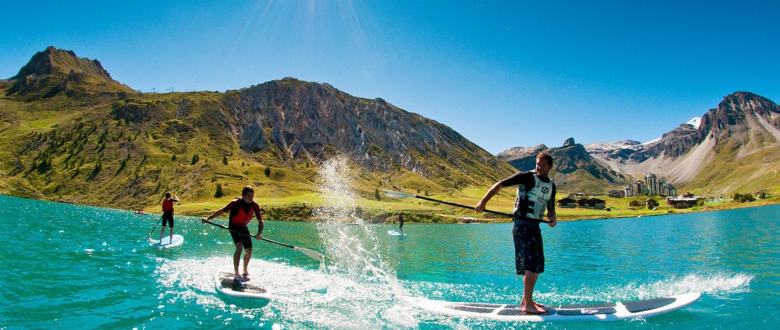 Stand-up paddle boarding, this summer’s big hit